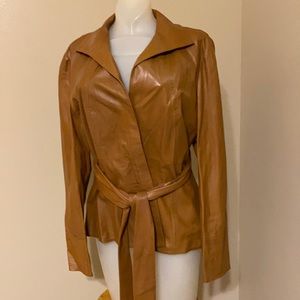 Lafayette 148 New York lamb skin jacket